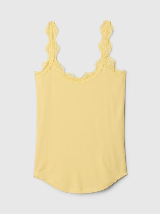 Mini Rib Lace PJ Tank Top Product Image