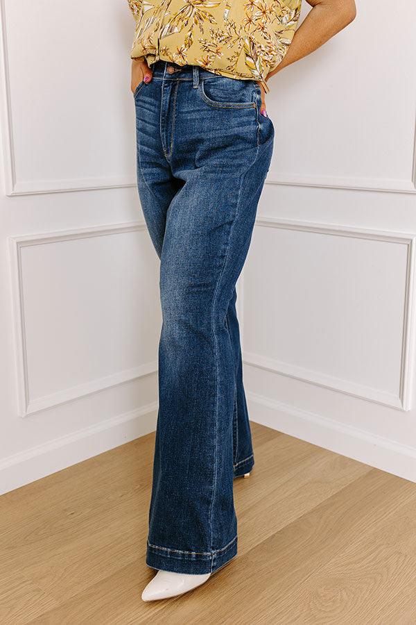 JUDY BLUE Ryleigh High Waist Flare Curves Product Image