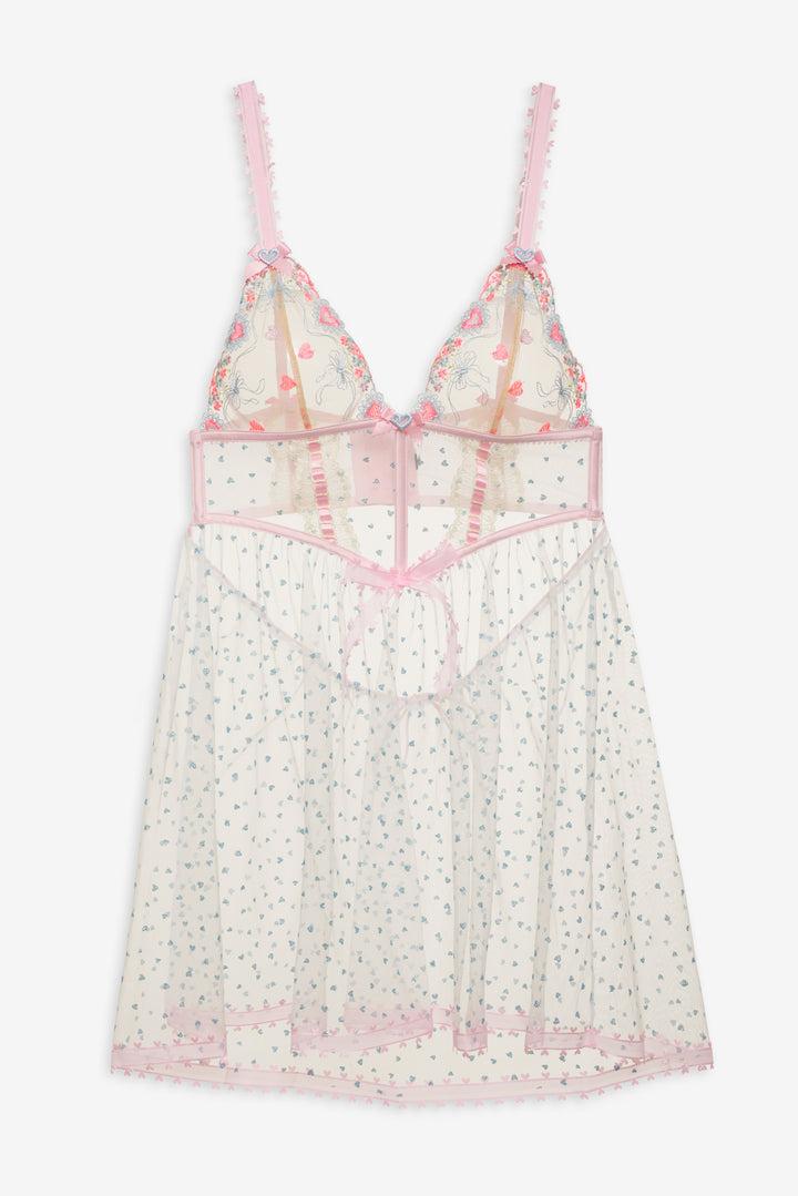 Gabriella Slip Dress — Blue Product Image