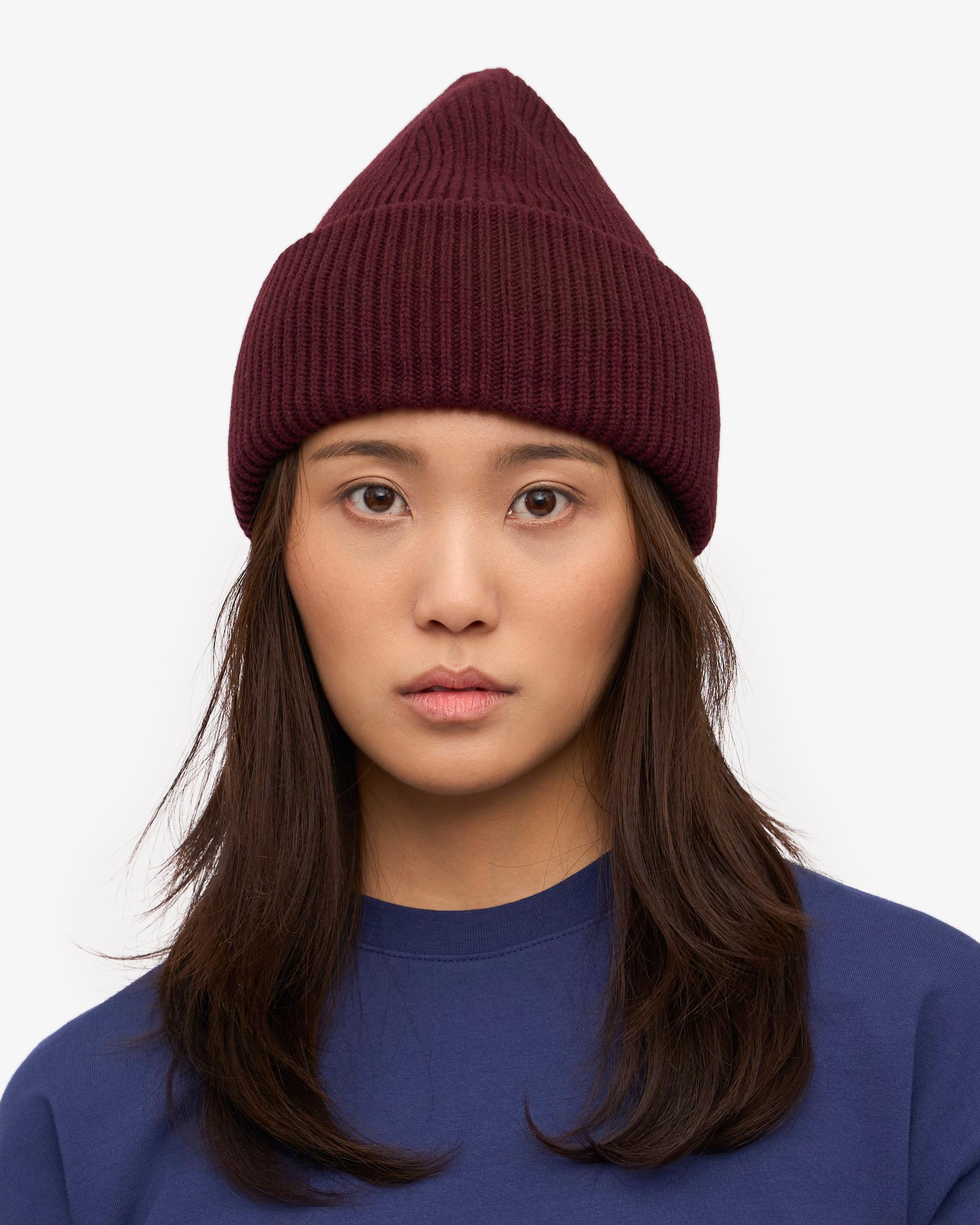 Merino Wool Hat - Marine Blue Product Image