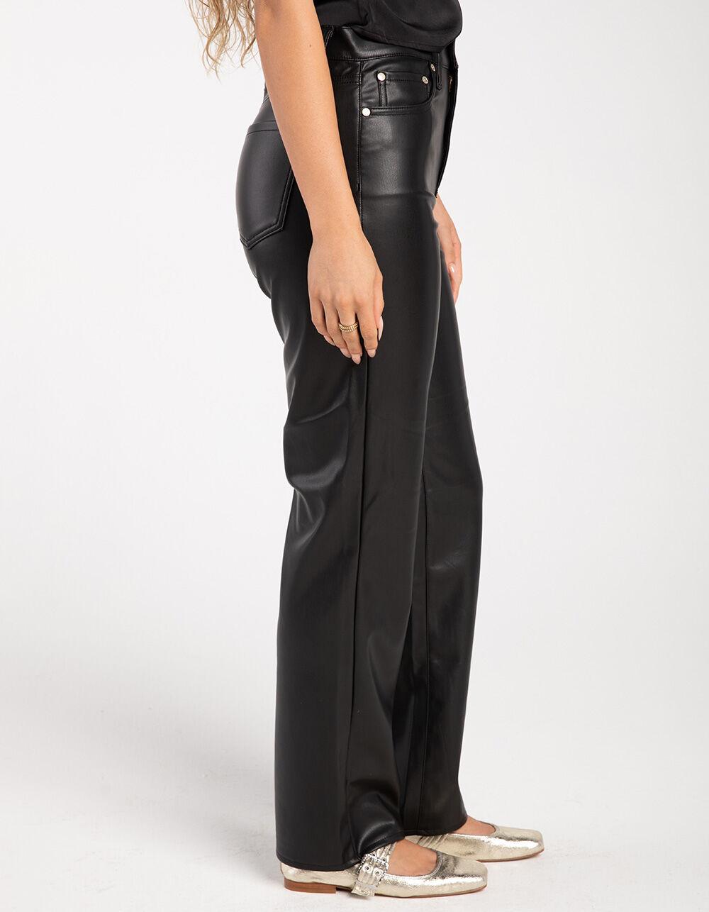 DAZE Sundaze Pleather Womens Pants - BLACK Product Image