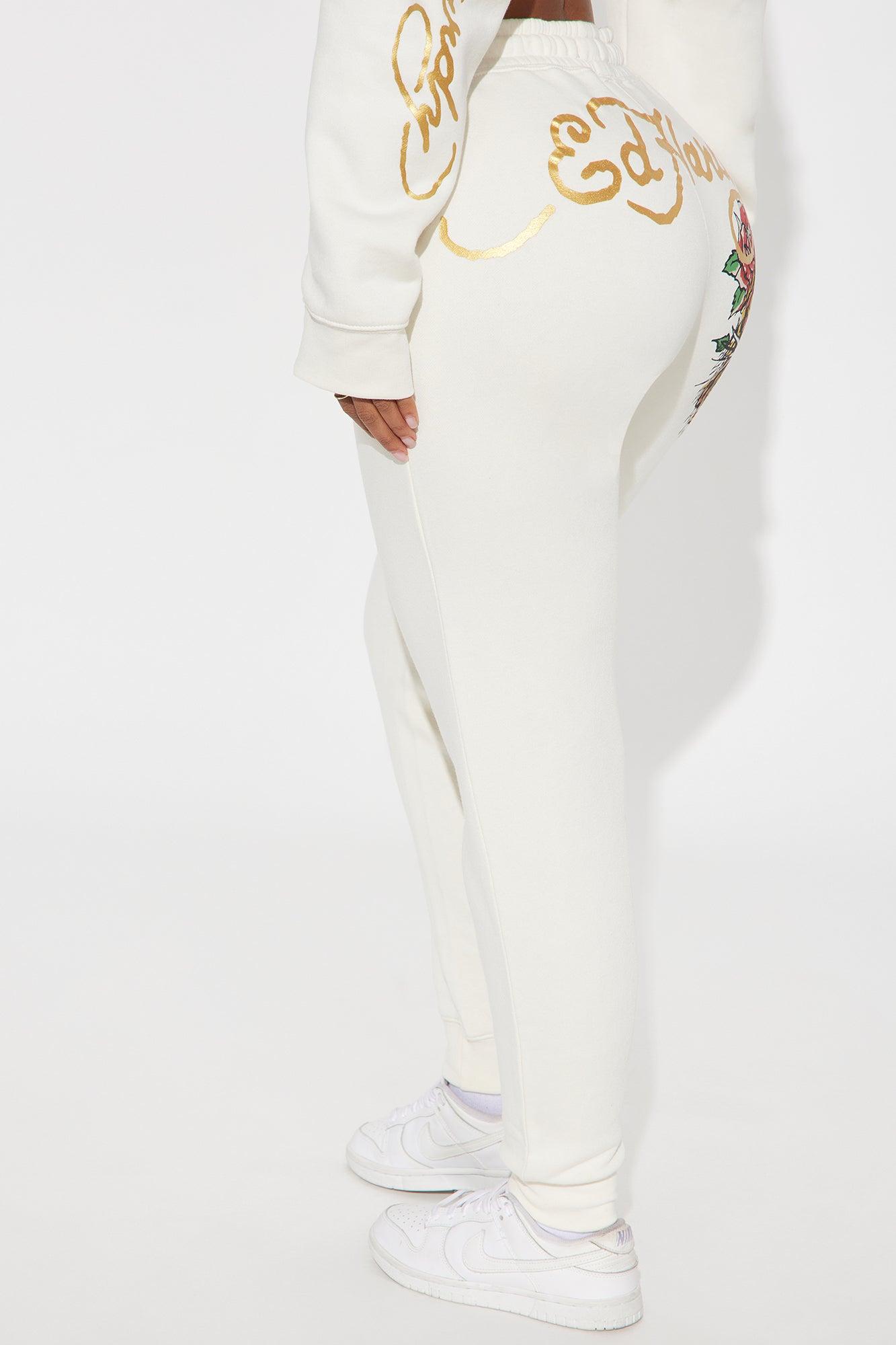 Ed Hardy Retro Tiger Jogger - Ivory Product Image