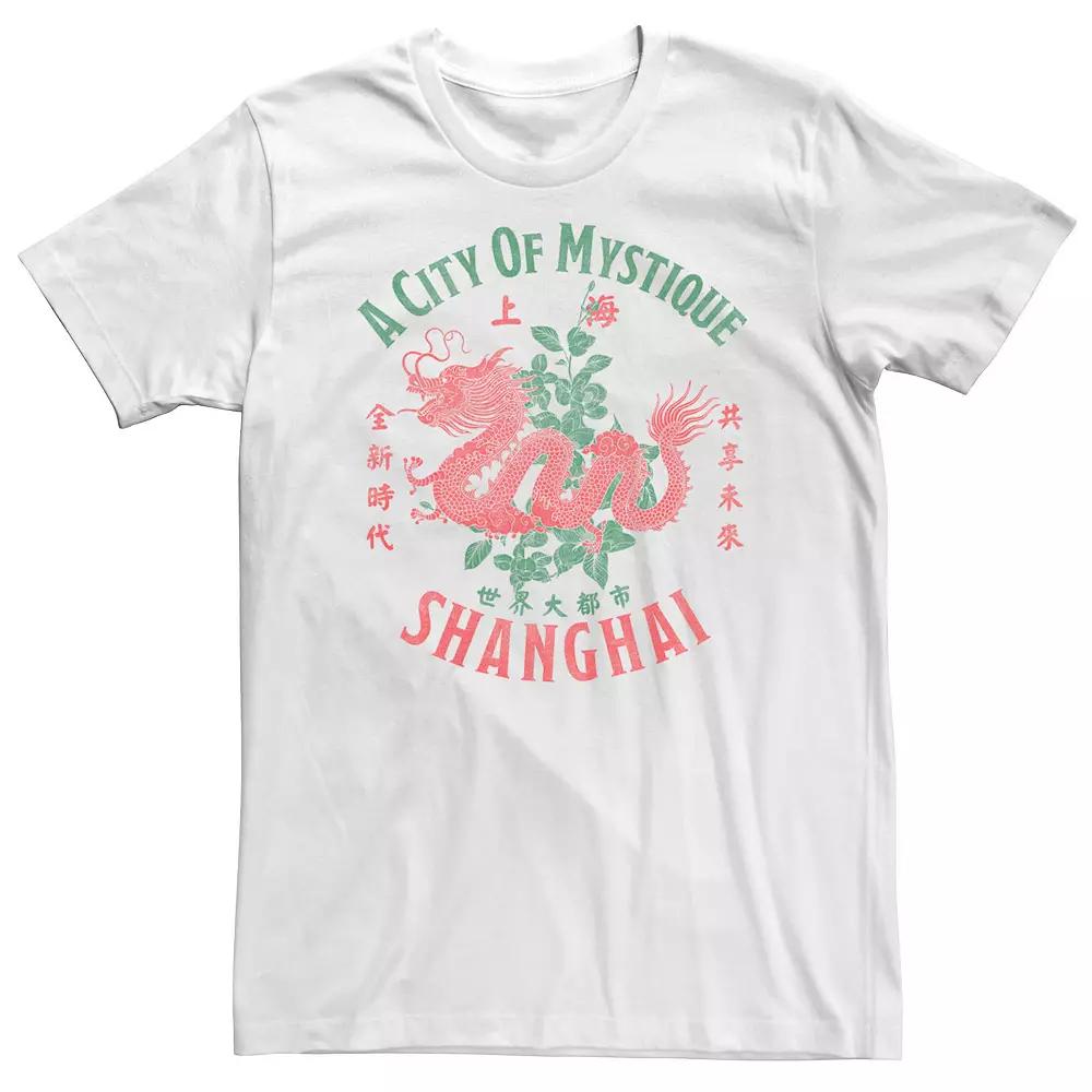 Big & Tall Travel Apparel Shanghai City Of Mystique Graphic Tee, Men's,  Product Image