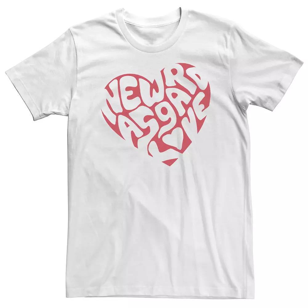 Big & Tall Marvel Thor Love And Thunder New Asgard Love Tee, Men's,  Product Image