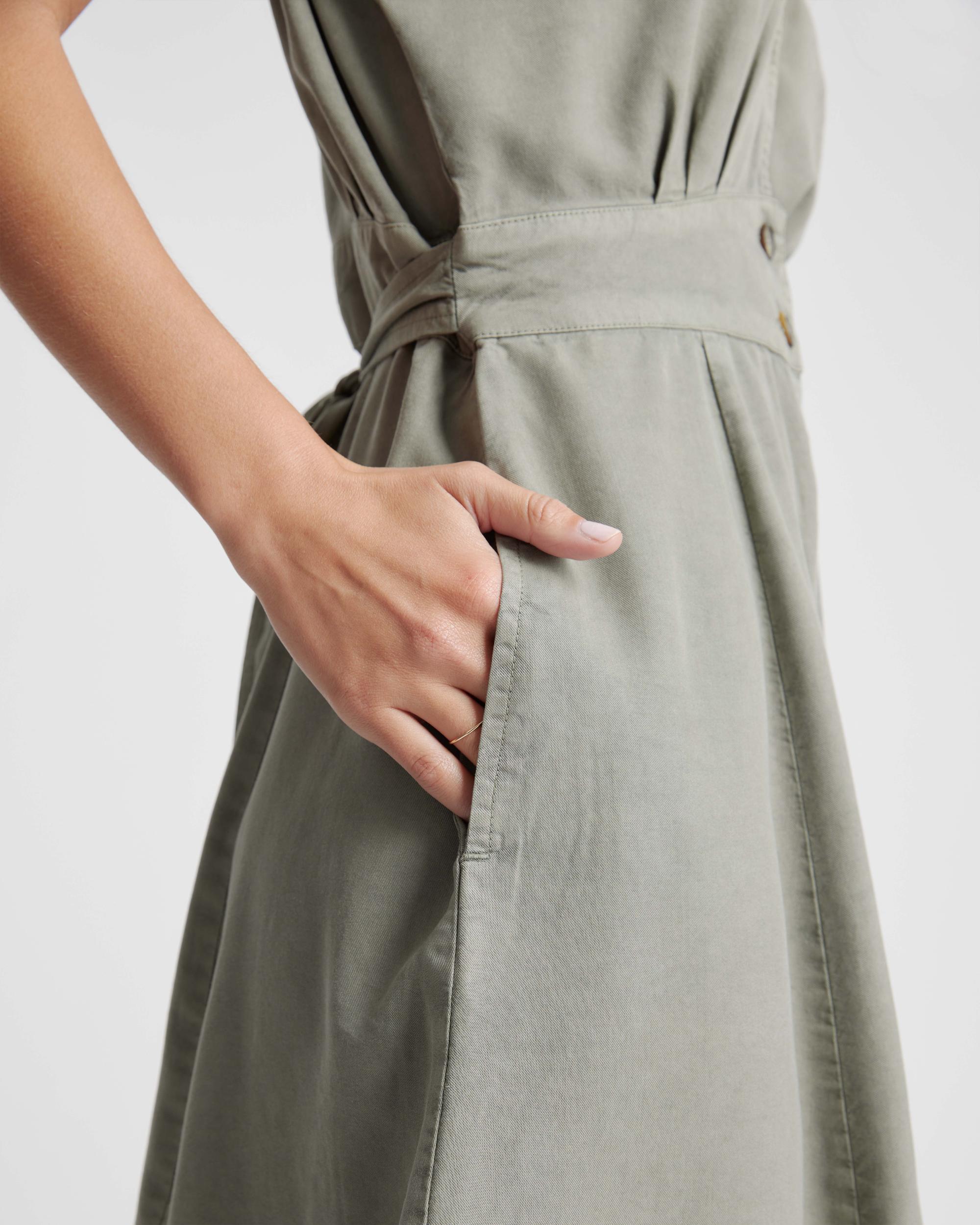 Quince | Women's Vintage Wash Tencel Button Front Dress Product Image