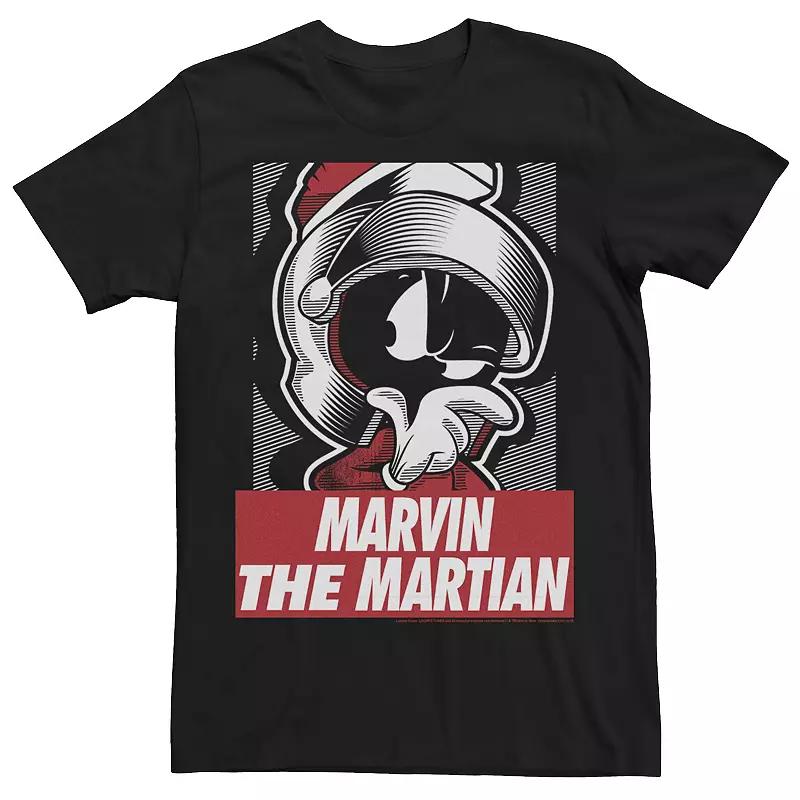 Men's Looney Tunes Marvin The Martian Graphic Poster Tee,  Product Image
