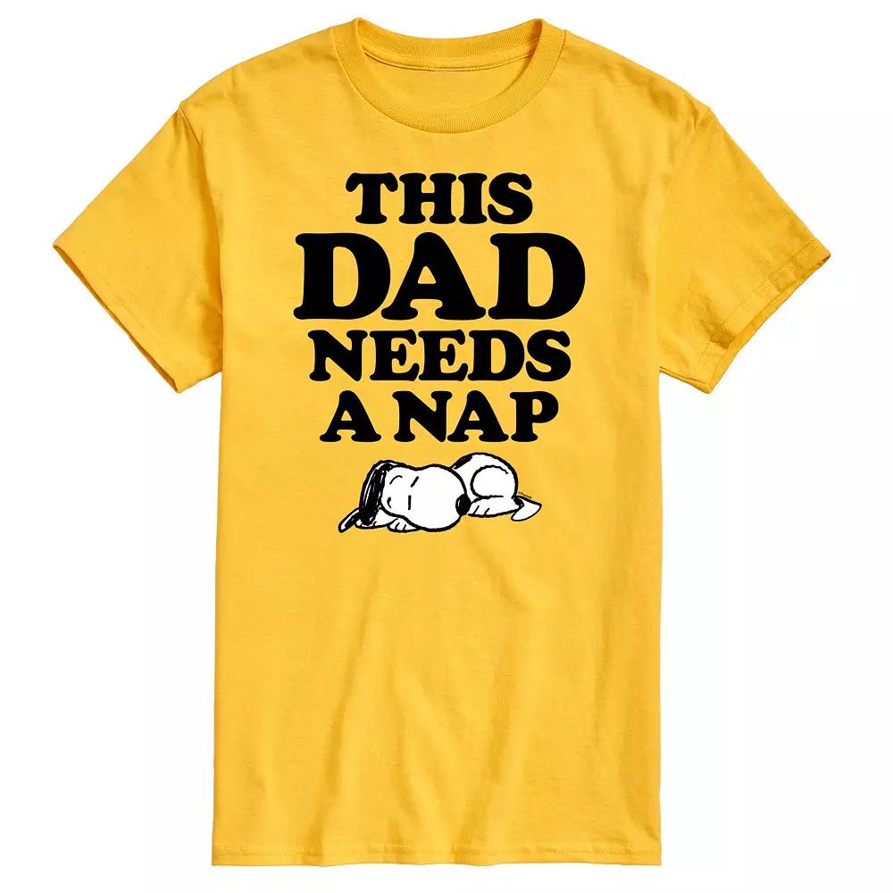 Men's Peanuts This Dad Needs A Nap Graphic Tee,  Product Image
