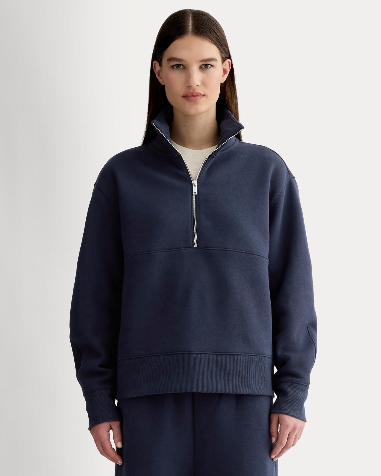 Womens Laid-Back Half-Zip Sweatshirt by Everlane Product Image