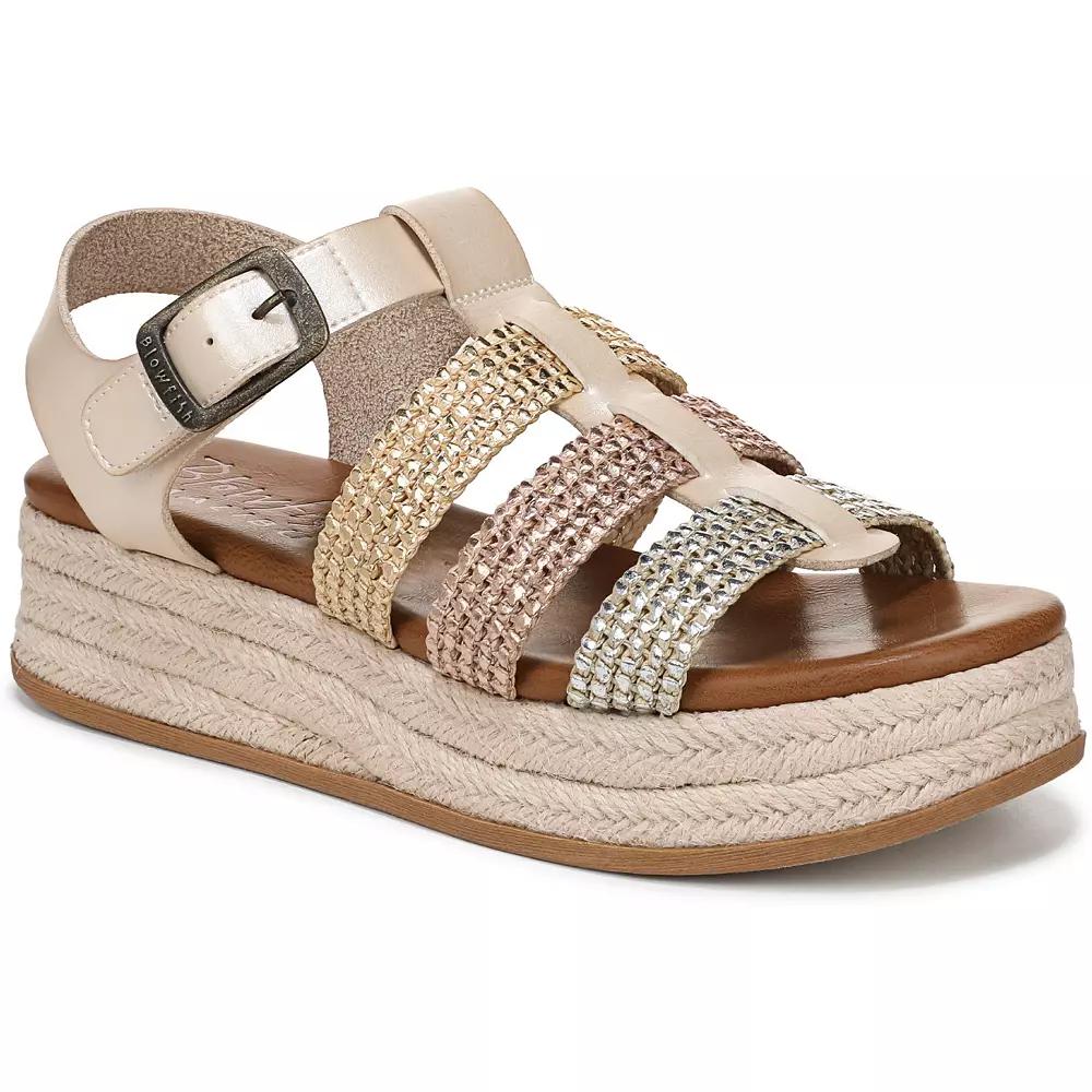 Blowfish Malibu Madrid Women's Fisherman Sandals, Size: 9, Cloud Silver Product Image