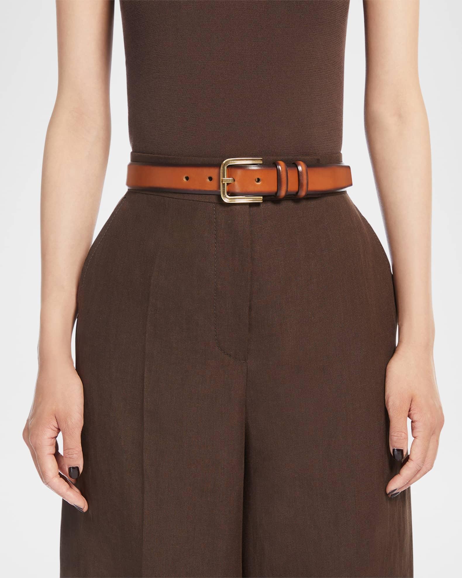 Calf Leather Two-Tone Belt Product Image