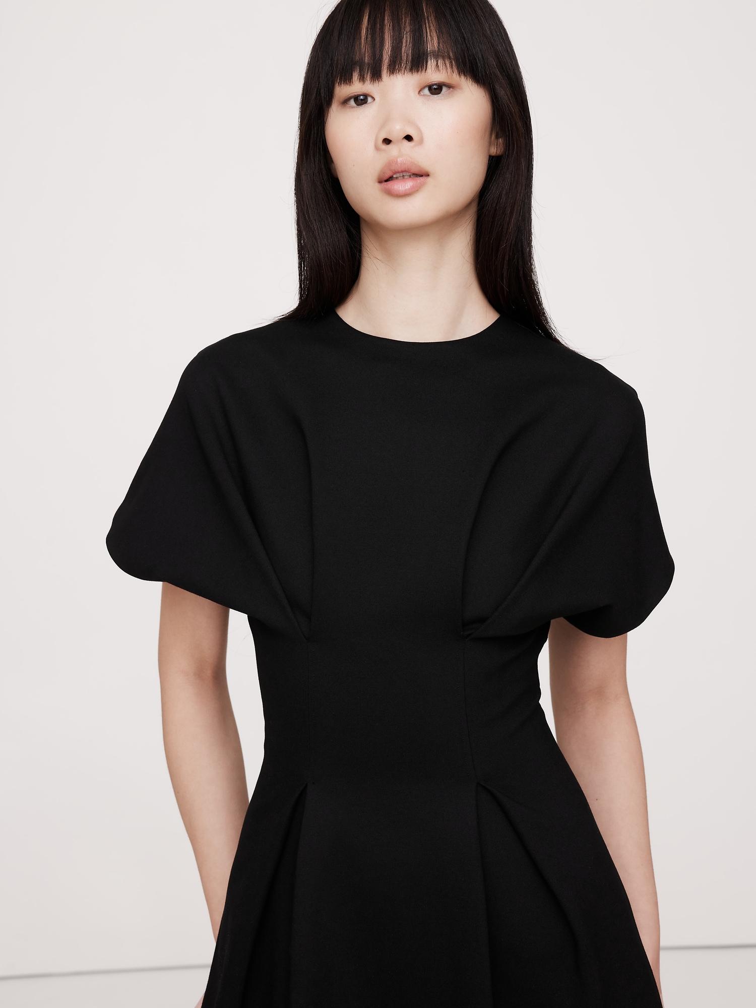 Everywhere Ponte Seamed Midi Dress Product Image