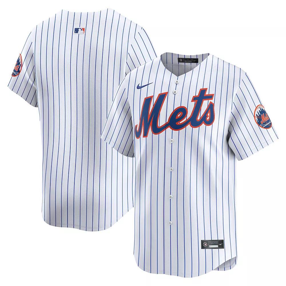 Men's Nike White New York Mets Home Limited Jersey, Size: Small Product Image