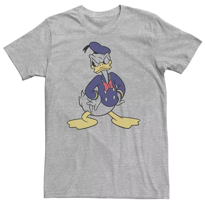 Disney's Donald Duck Big & Tall Traditional Angry Pose Portrait Tee, Men's,  Product Image