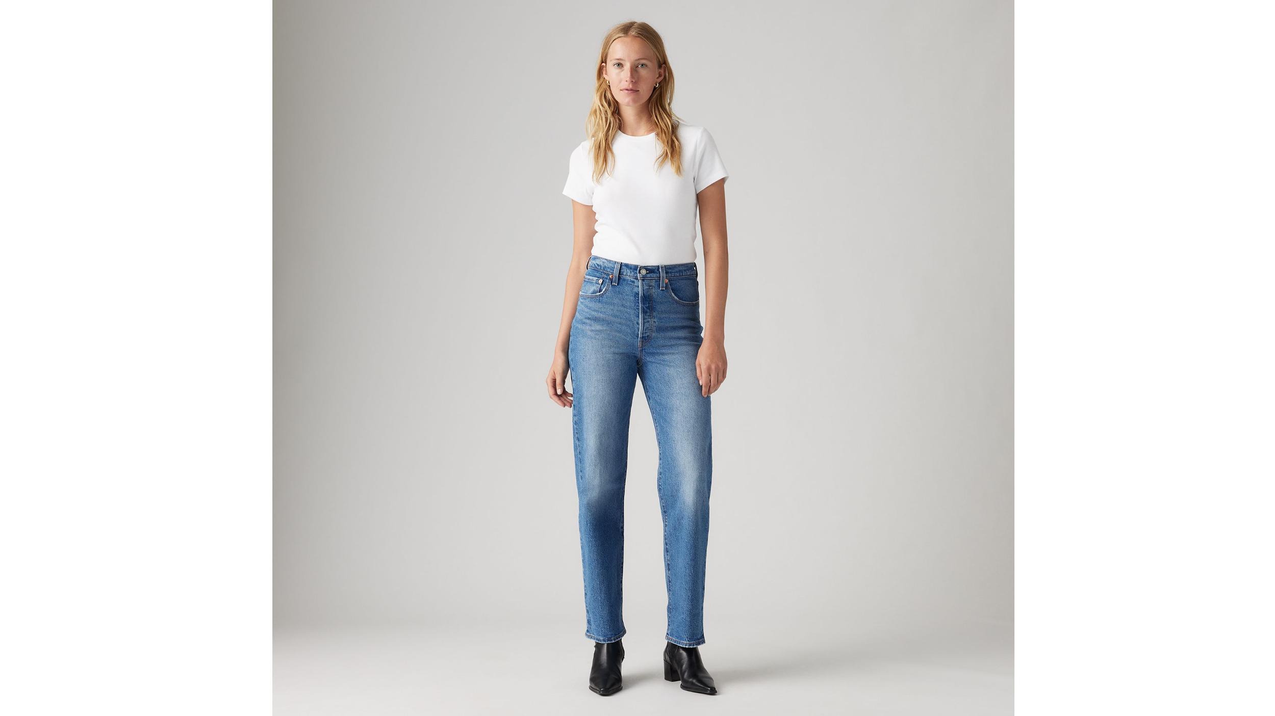 Ribcage Straight Ankle Women's Jeans Product Image