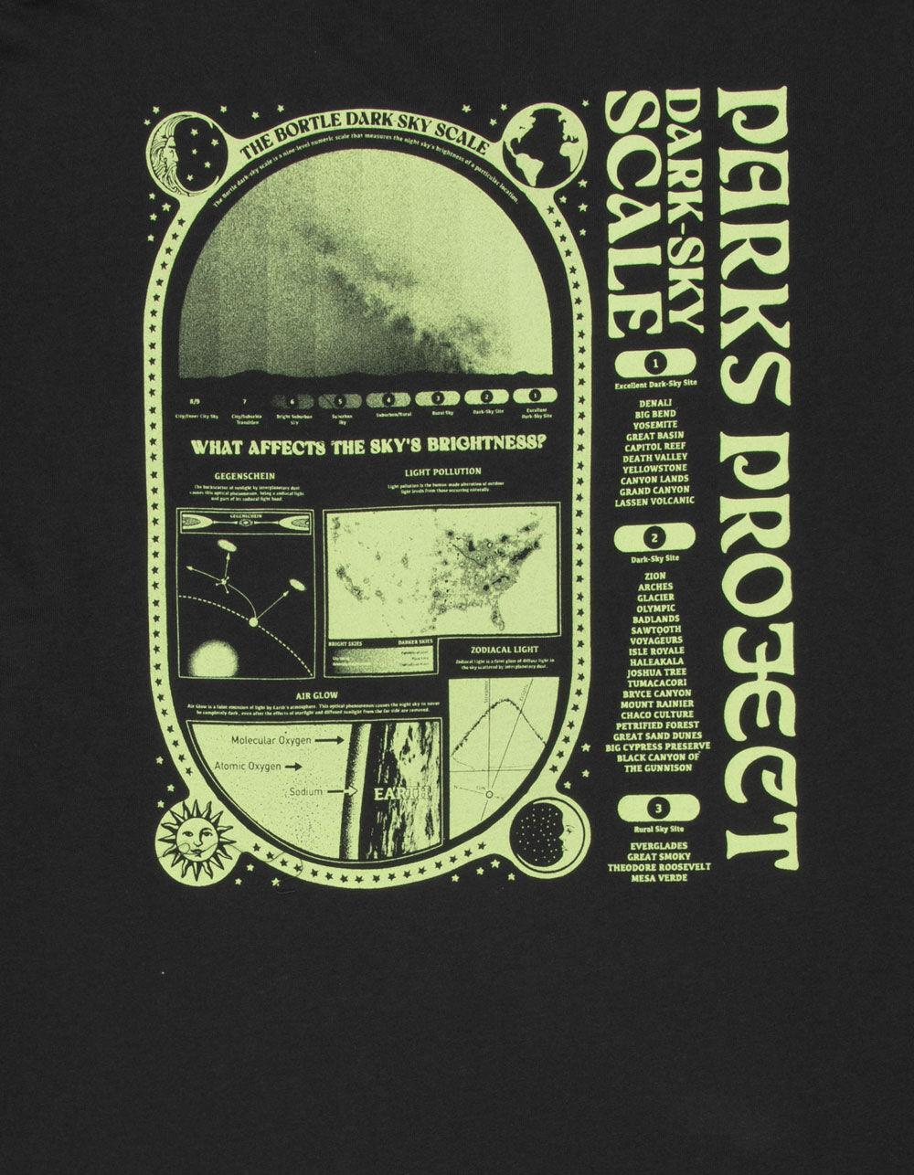 PARKS PROJECT Dark Sky Scale Mens Tee - WASHED BLACK Product Image