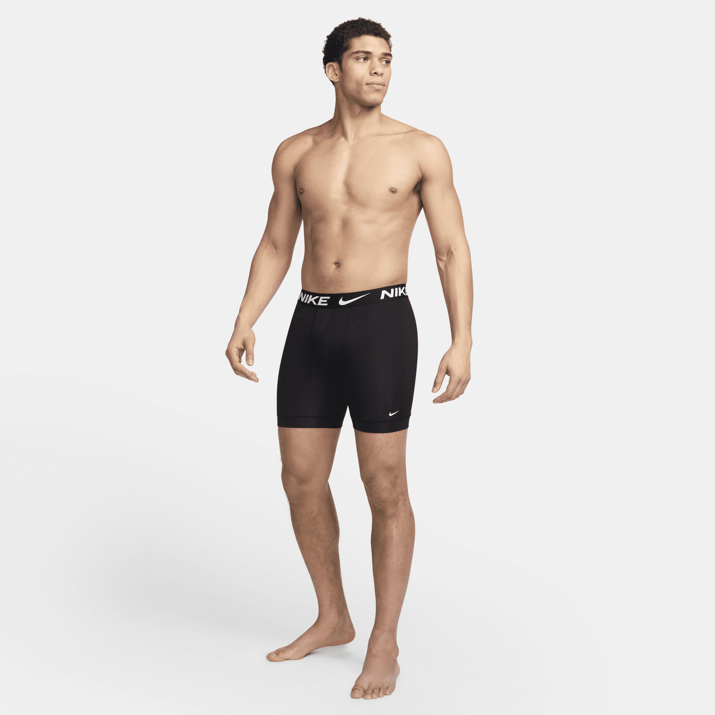 Nike Mens Dri-FIT Essential Micro Long Boxer Briefs (3-Pack) | KE1158-001 Product Image