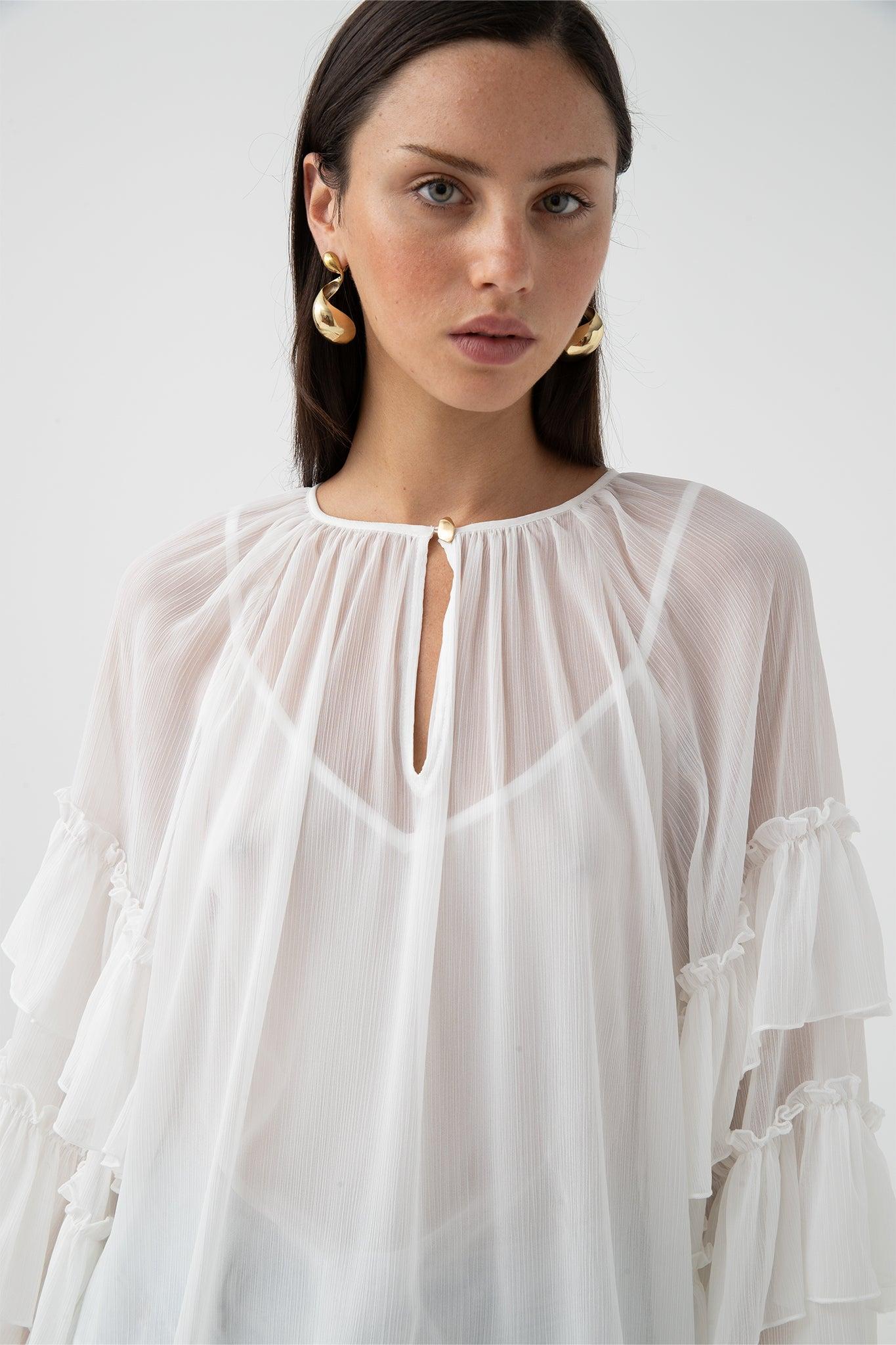 Mina Blouse-IVORY / 6 Product Image