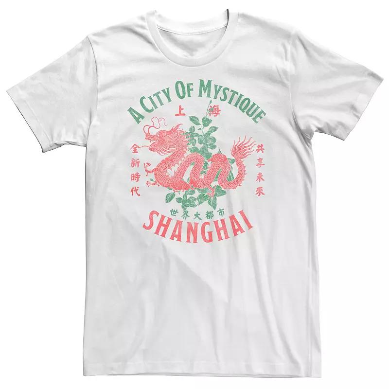 Big & Tall Travel Apparel Shanghai City Of Mystique Graphic Tee, Men's,  Product Image