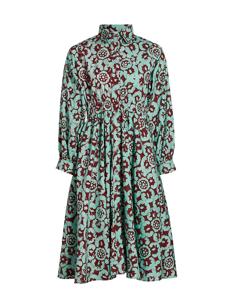 Womens Gbemi Printed Shirtdress Product Image
