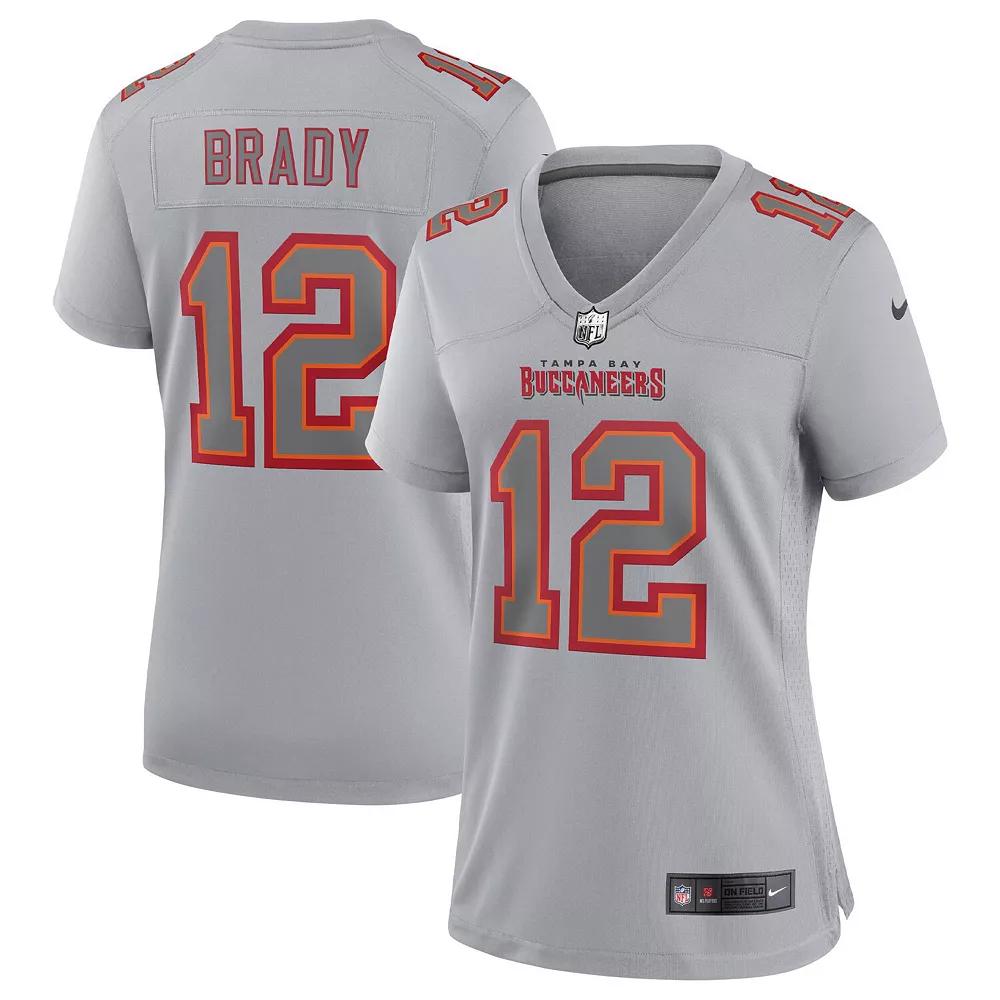 Women's Nike Tom Brady Gray Tampa Bay Buccaneers Atmosphere Fashion Game Jersey, Size: Small, Grey Product Image