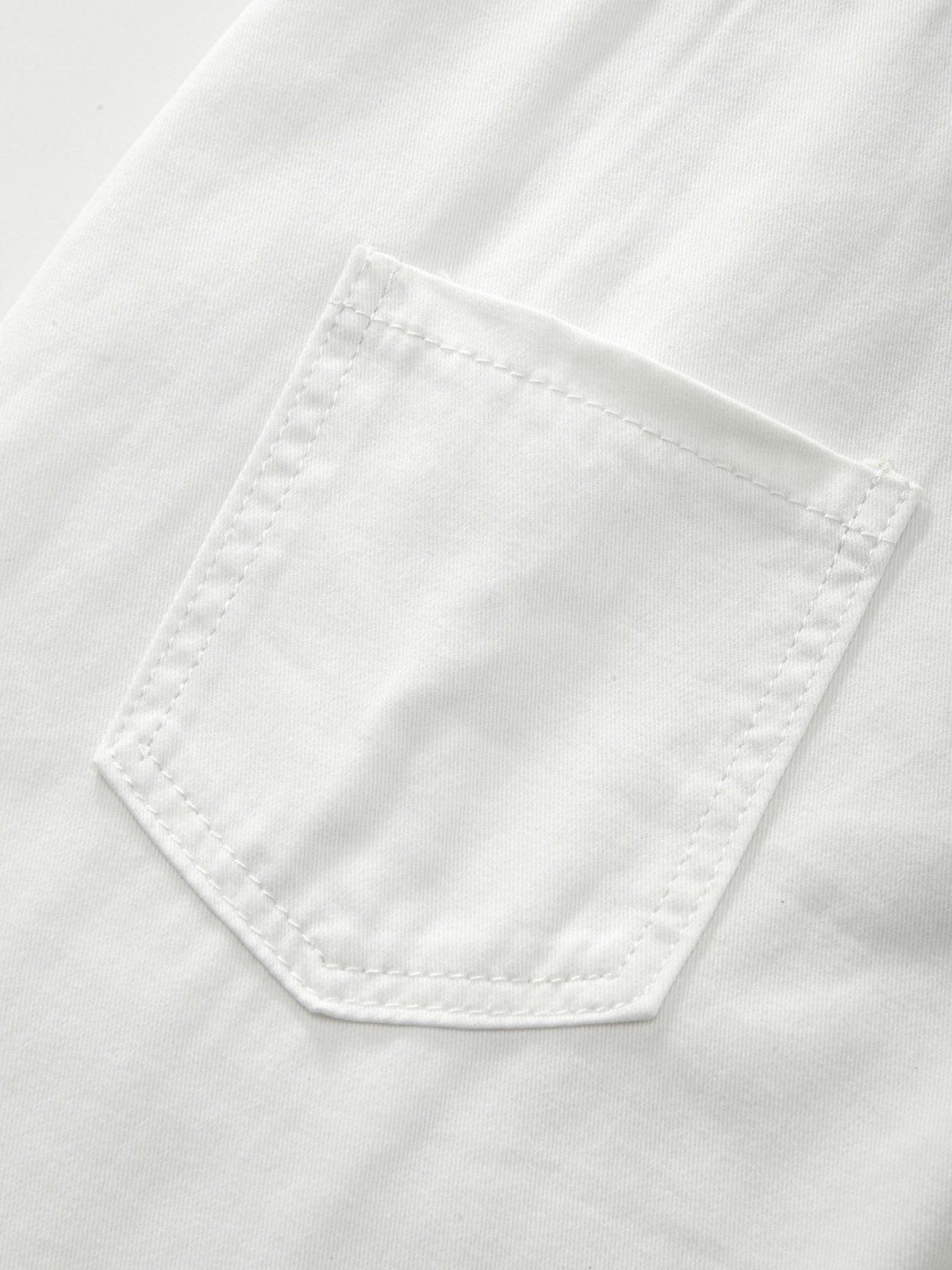 Classic Straight Leg Denim Overalls Product Image