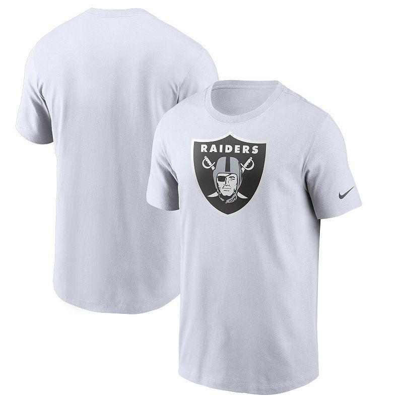 Men's Nike White Las Vegas Raiders Primary Logo T-Shirt, Size: 3XL, Lvr White Product Image