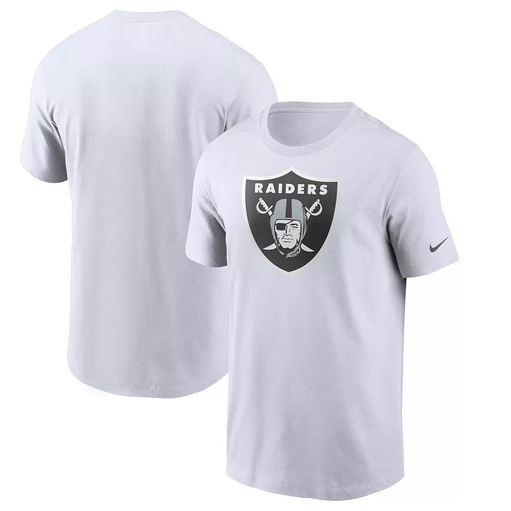 Men's Nike White Las Vegas Raiders Primary Logo T-Shirt, Size: 3XL, Lvr White Product Image