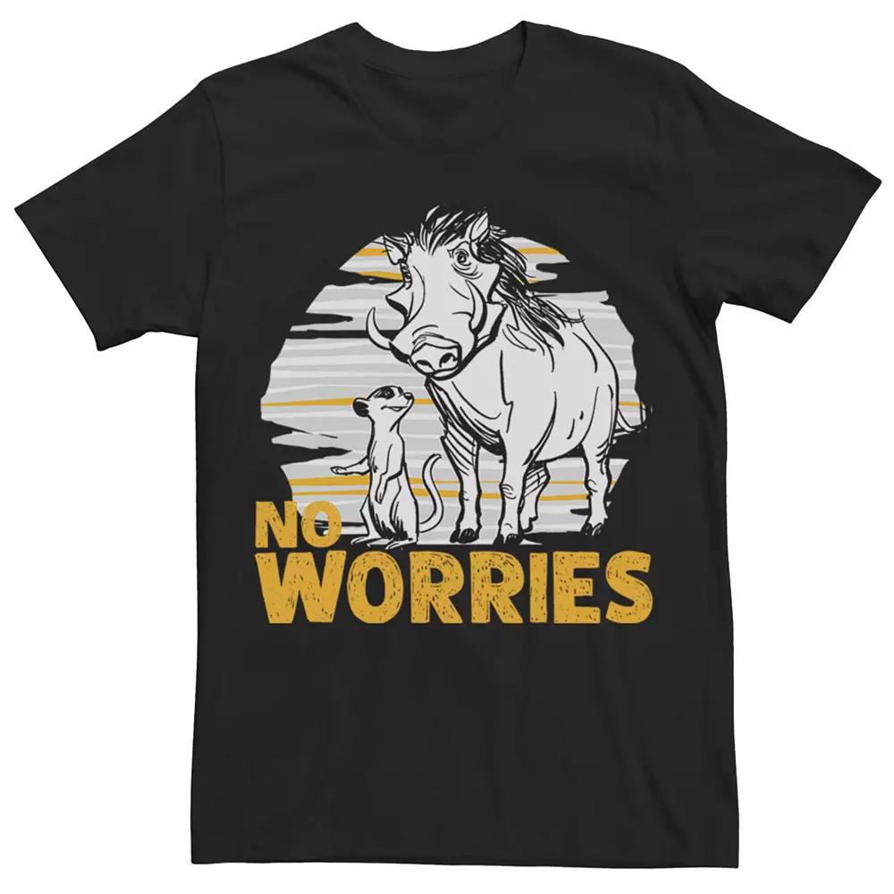 Disney's Lion King Men's No Worries Short Sleeve Tee,  Product Image