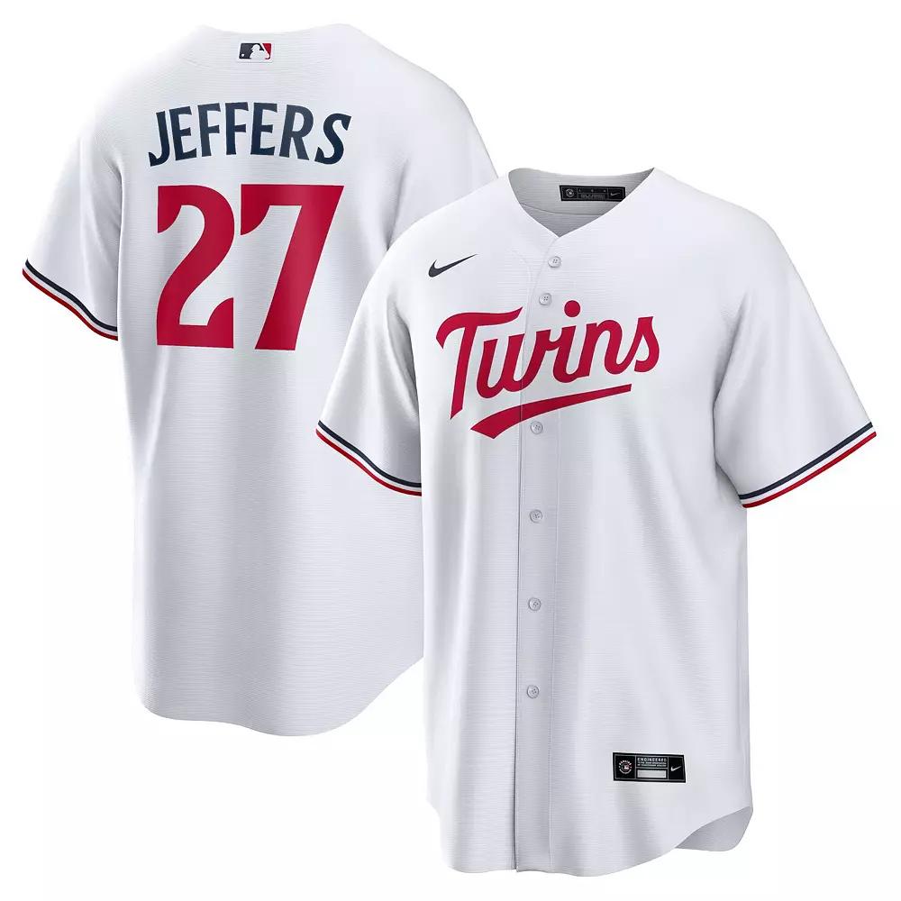 Men's Nike Ryan Jeffers White Minnesota Twins Home Replica Player Jersey,  Product Image
