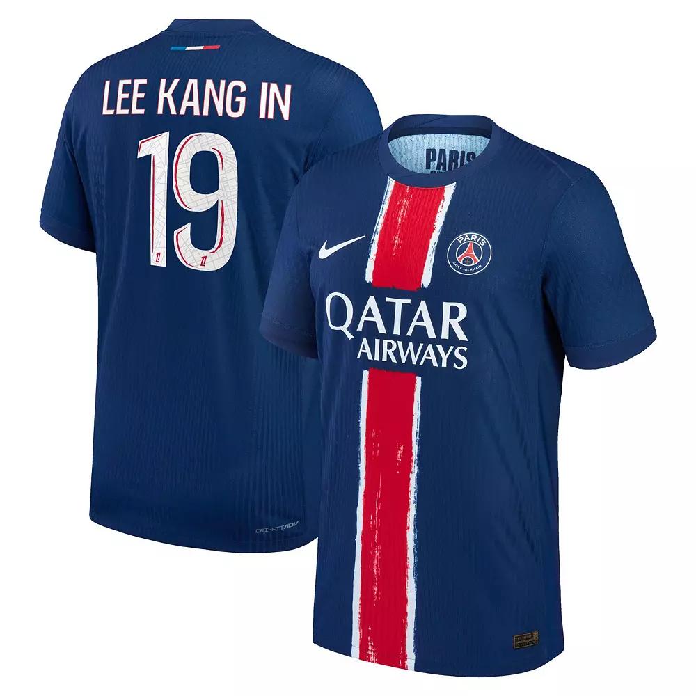 Men's Nike Lee Kang In Navy Paris Saint-Germain 2024/25 Authentic Player Jersey, Size: XL, Psg Blue Product Image