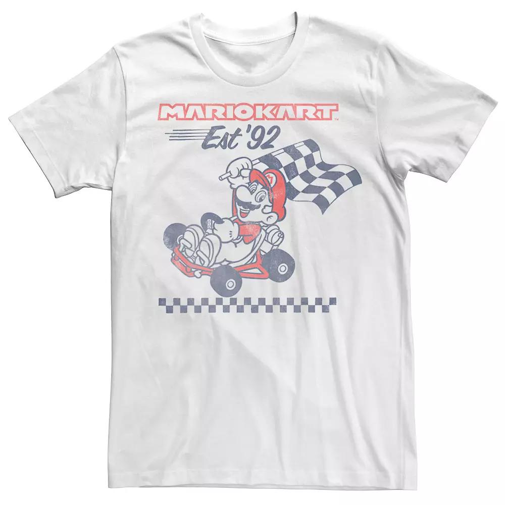 Men's Mario Kart Est. '92 Flag Tee,  Product Image