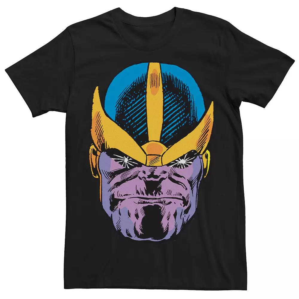 Men's Marvel Avengers Thanos Stare Big Face Tee, Size: Large, Black Product Image