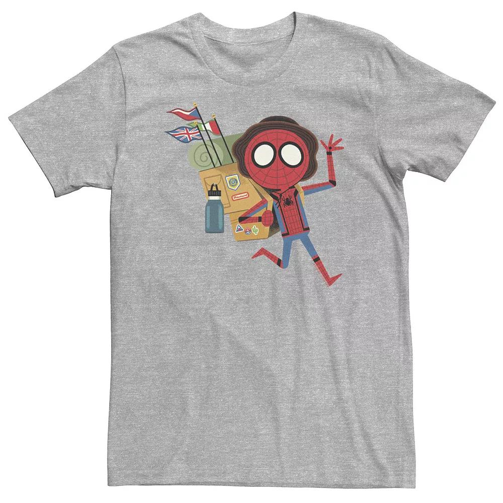 Big & Tall Marvel Spider-Man Far From Home Vacation Portrait Tee, Men's,  Product Image