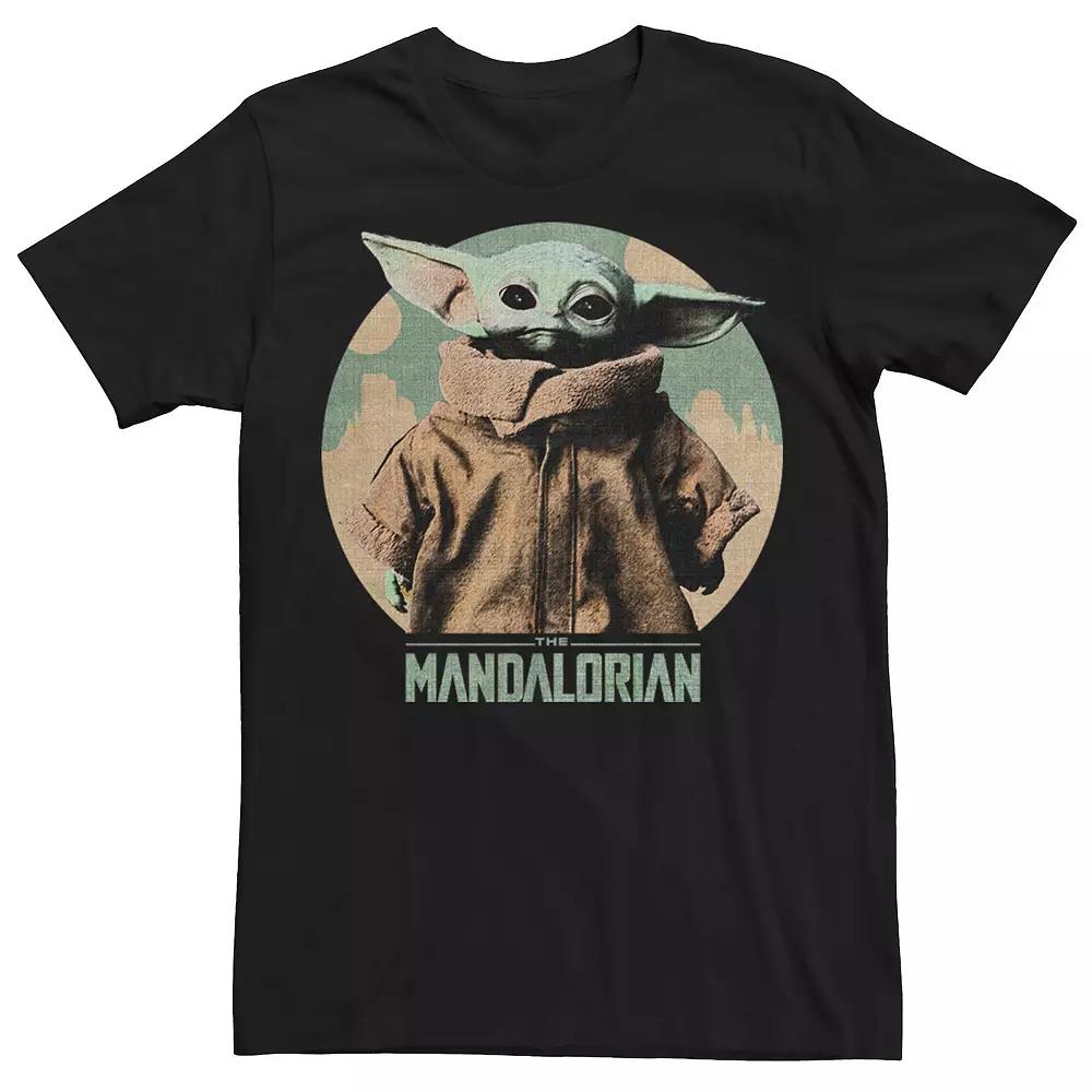 Men's Star Wars The Mandalorian The Child Faded Portrait Tee,  Product Image