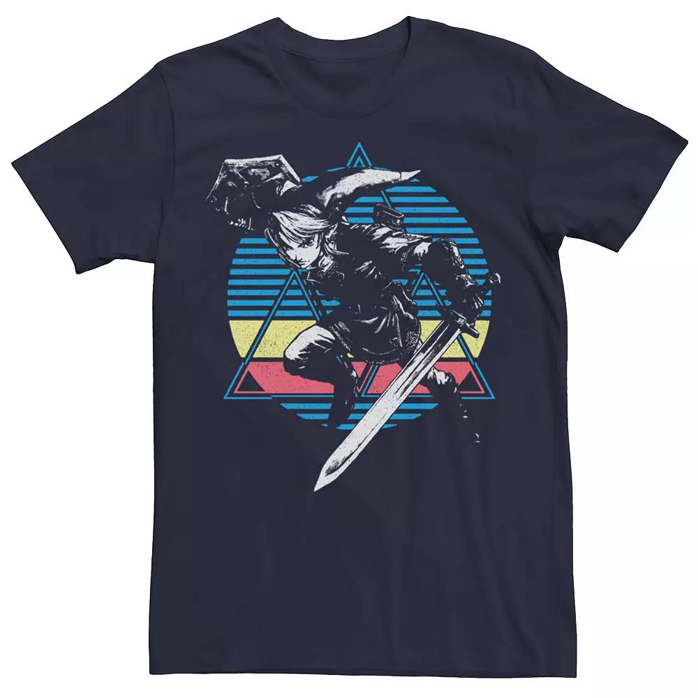Men's Nintendo The Legend Of Zelda Triforce Link Overlay Tee,  Product Image