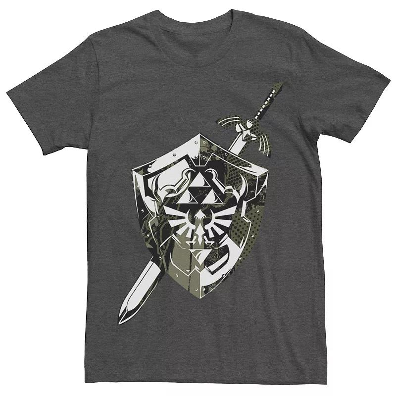 Men's Nintendo Legend of Zelda Hylian Shield & Sword Collage Tee,  Product Image