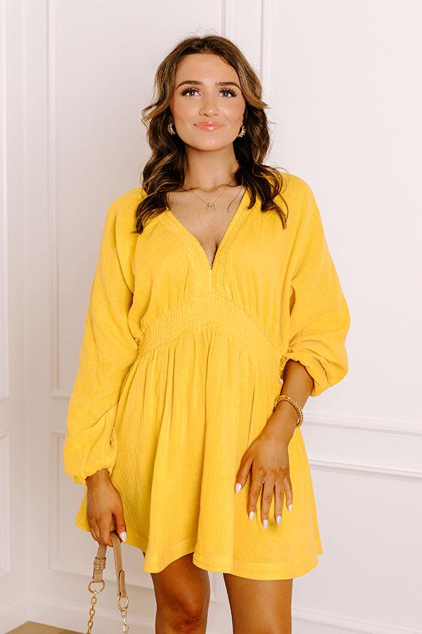 Fun In The Sun Gauze Mini Dress Product Image