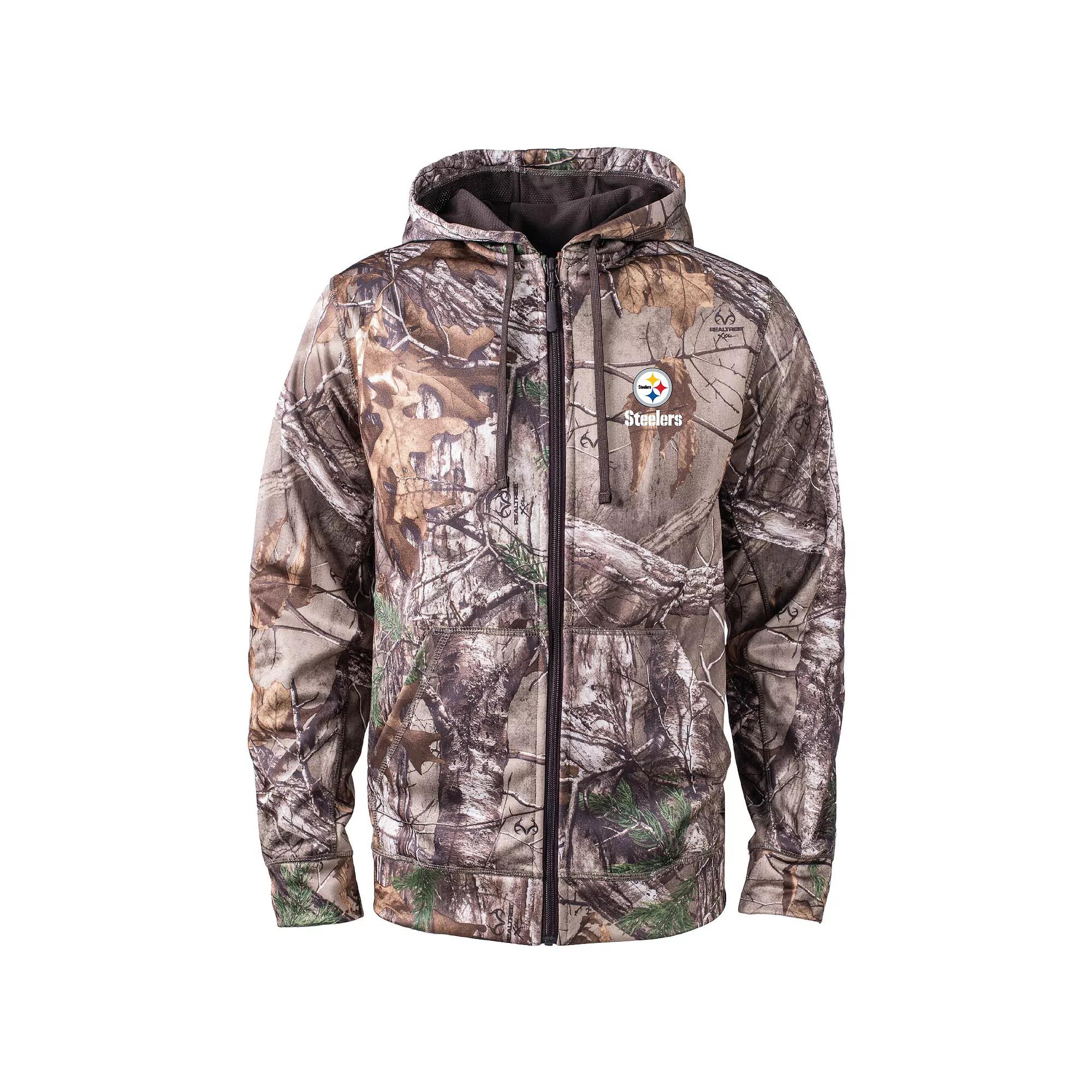Mens Dunbrooke Realtree Camo Los Angeles Rams Trophy Tech Fleece Full-Zip Hoodie Product Image