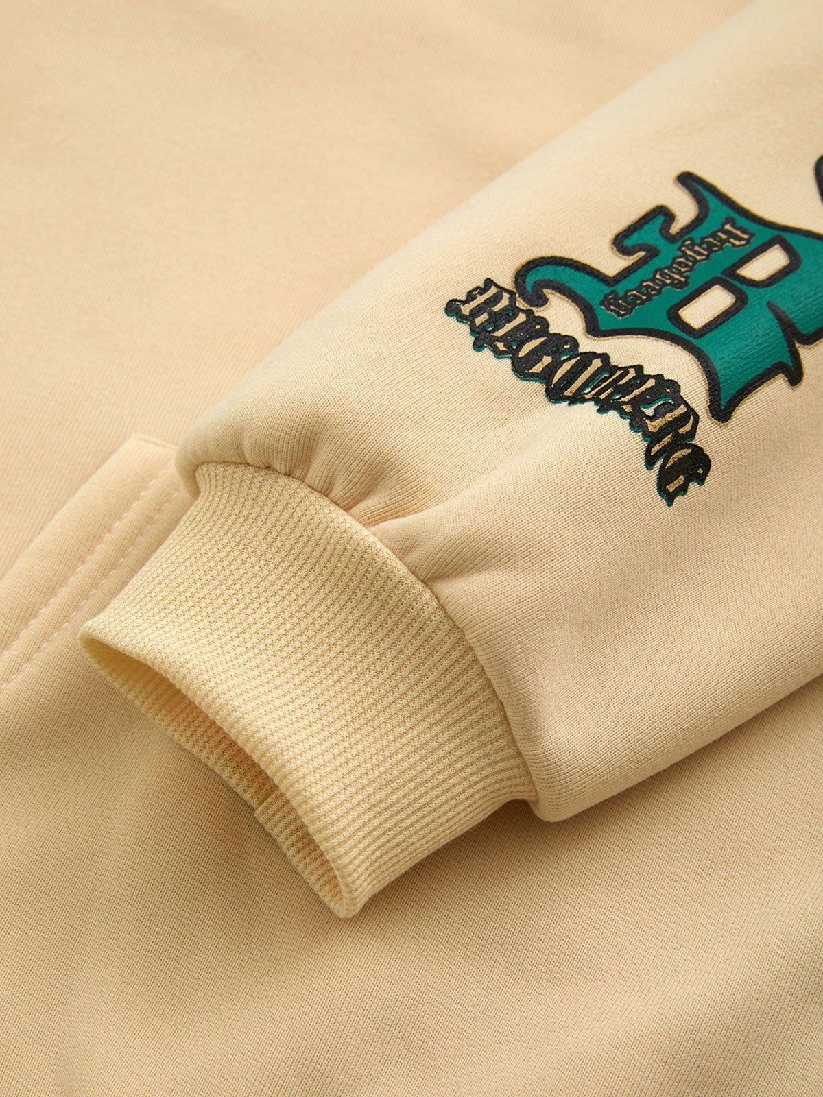 Letter Graphic Pullover Hoodie Product Image