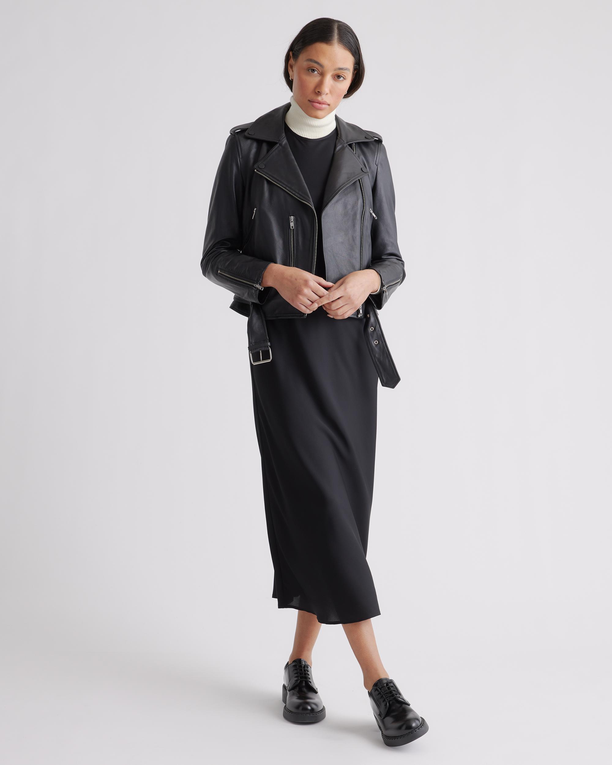 Quince | Women's Washable Stretch Silk Tank Top Midi Dress Size XS Product Image