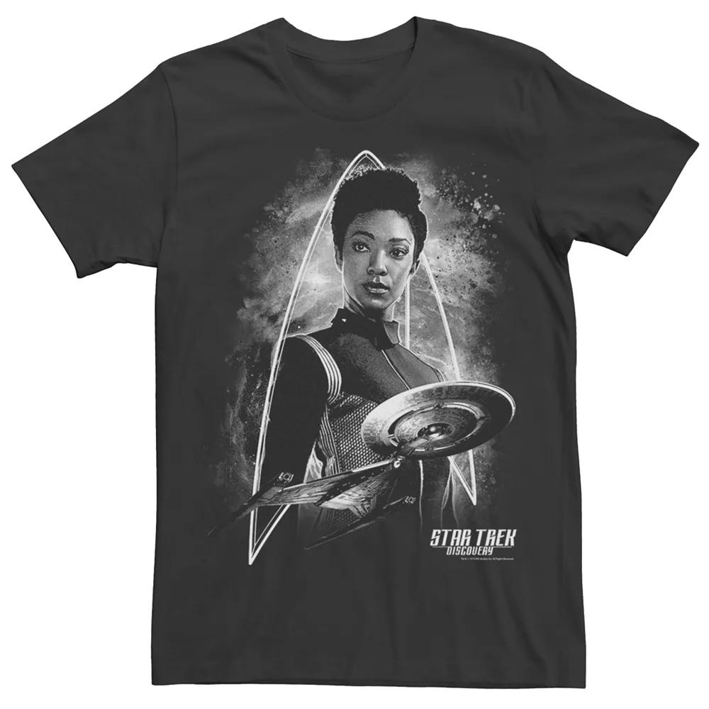 Men's Star Trek Discovery Future Captain Graphic Tee, Size: Large, Black Product Image