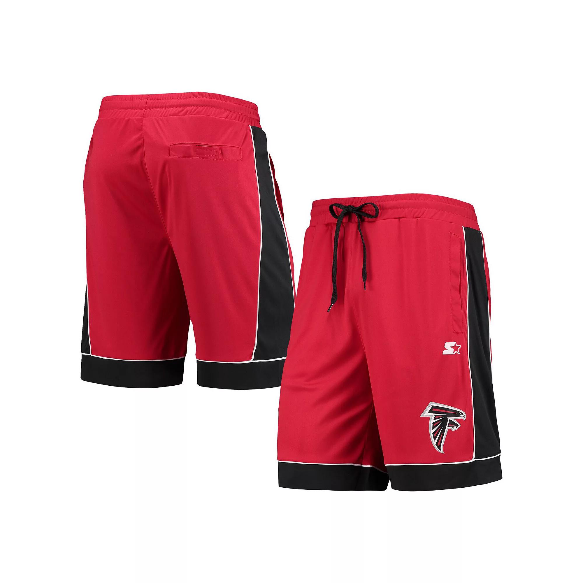 Men's Starter Red/Black Atlanta Falcons Fan Favorite Fashion Shorts, Size: Small Product Image