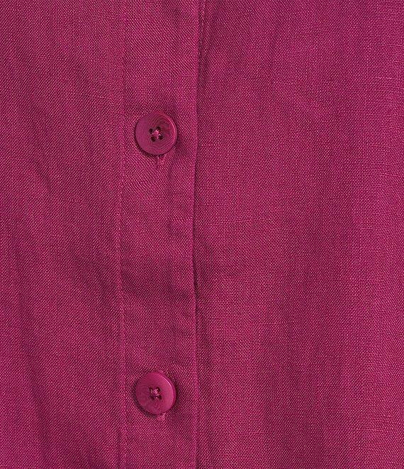 Eileen Fisher Organic Linen V-Neck Sleeveless Vest Product Image