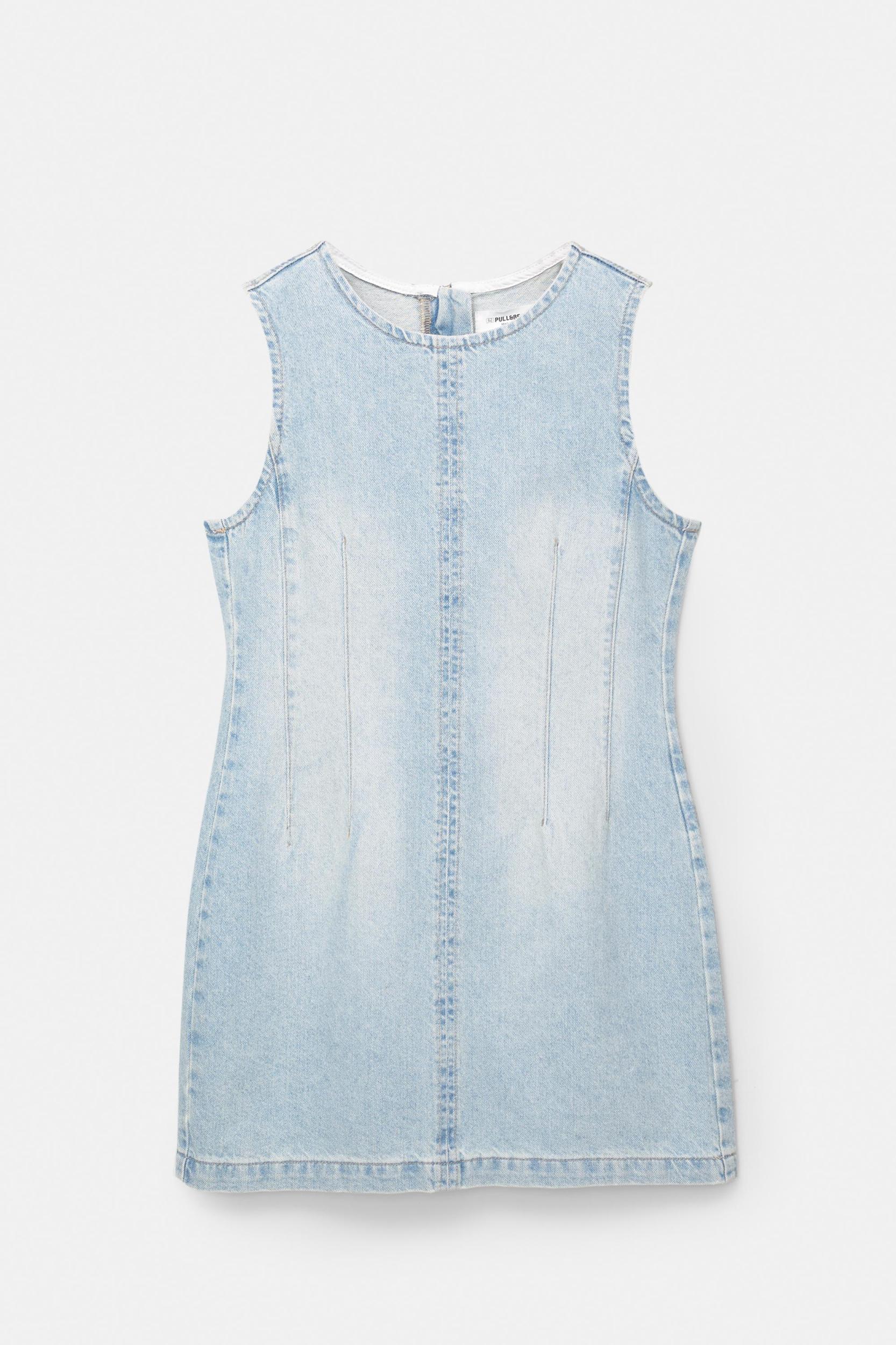 Short denim dress Product Image