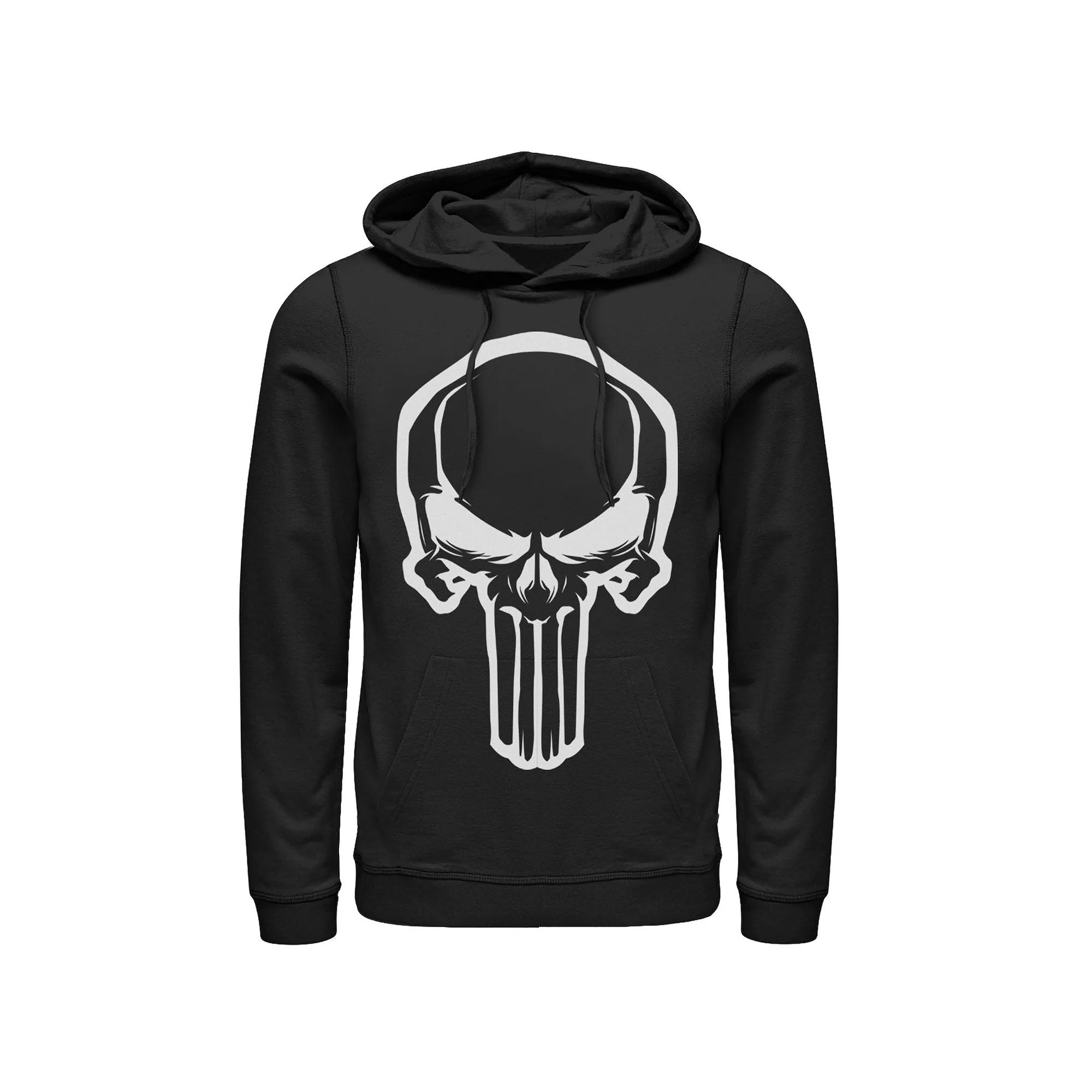 Men's Marvel Negative Space Punisher Logo Graphic Hoodie,  Product Image
