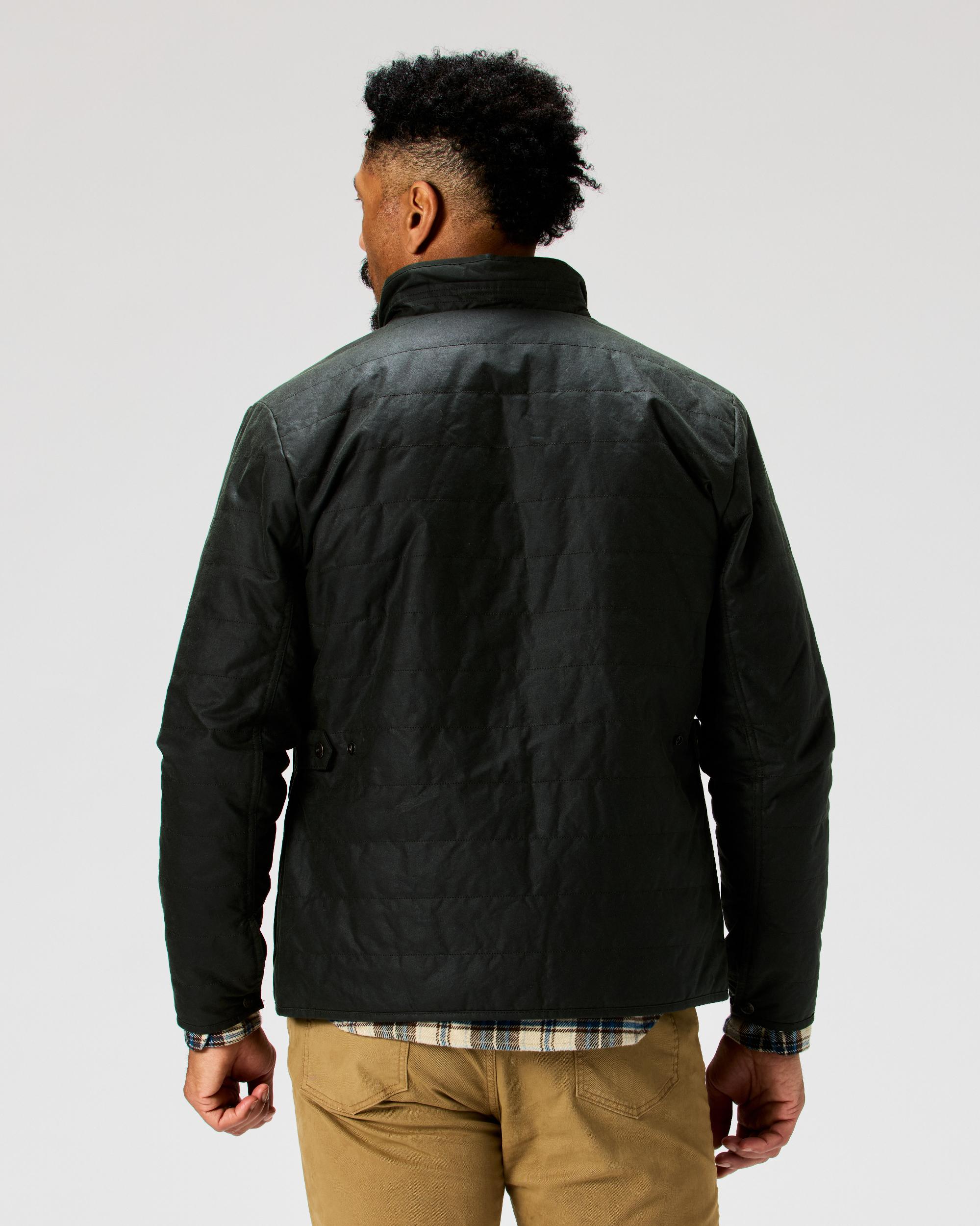 York Quilted Waxed Jacket Product Image