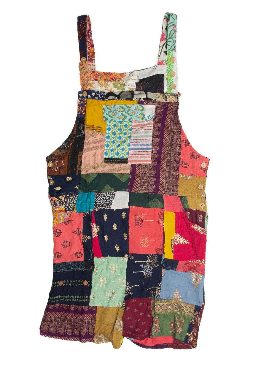 Patchwork Shortalls Product Image