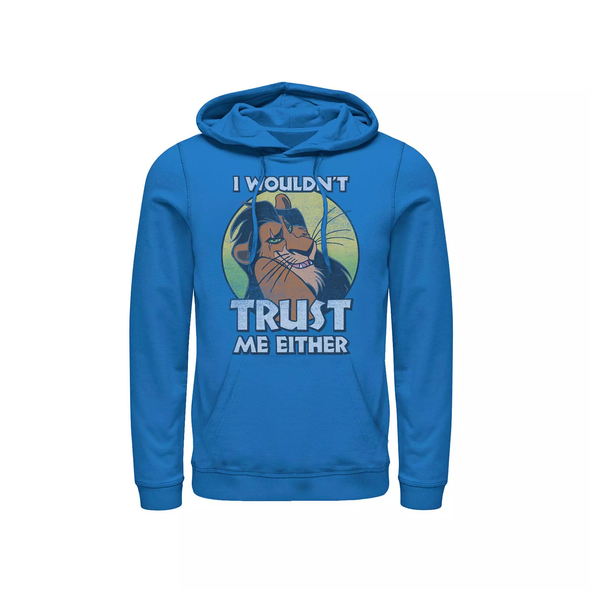 Disney's The Lion King Scar Men's I Wouldn't Trust Me Either Pullover Hoodie,  Product Image