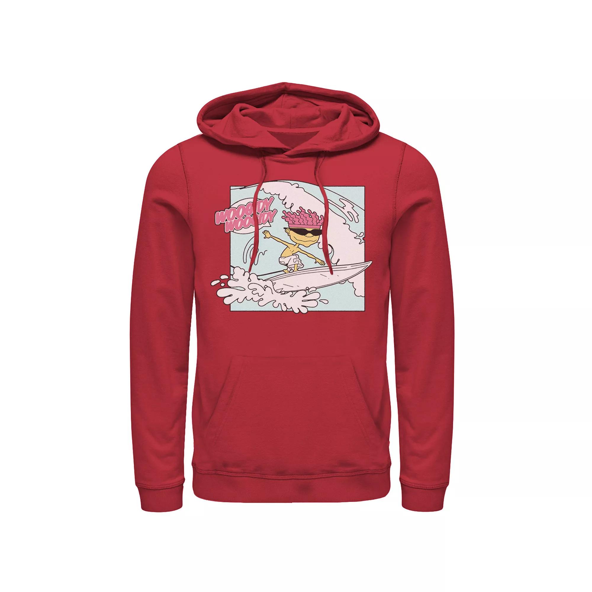 Men's Nickelodeon Rocket Power Otto Woogidy Woogidy Surfs Up Hoodie, Size: XL, Red Product Image