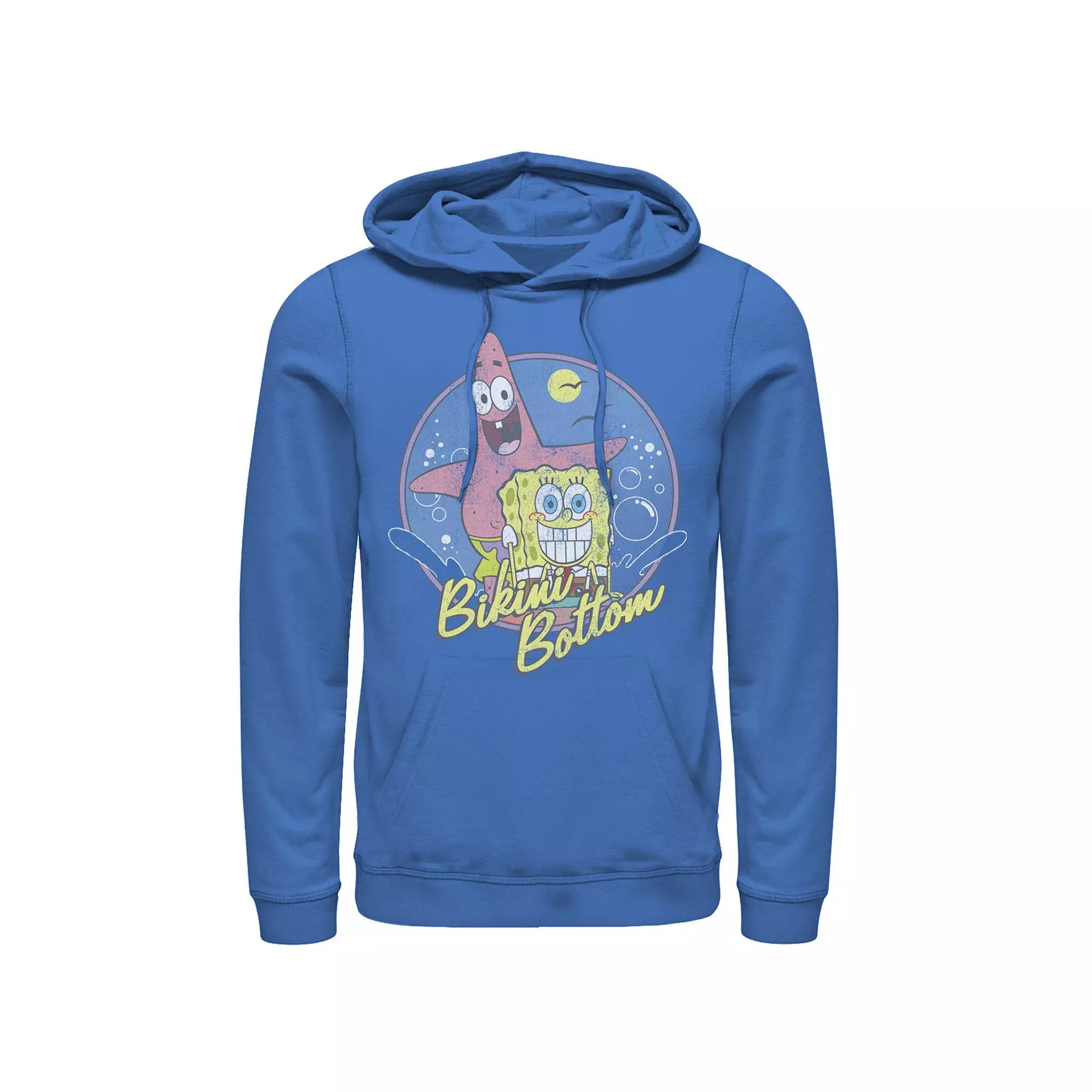 Men's SpongeBob SquarePants And Patrick Bikini Bottom Portrait Hoodie,  Product Image